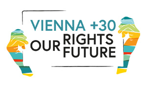 Logo von Vienna +30 Our Rights Our Future