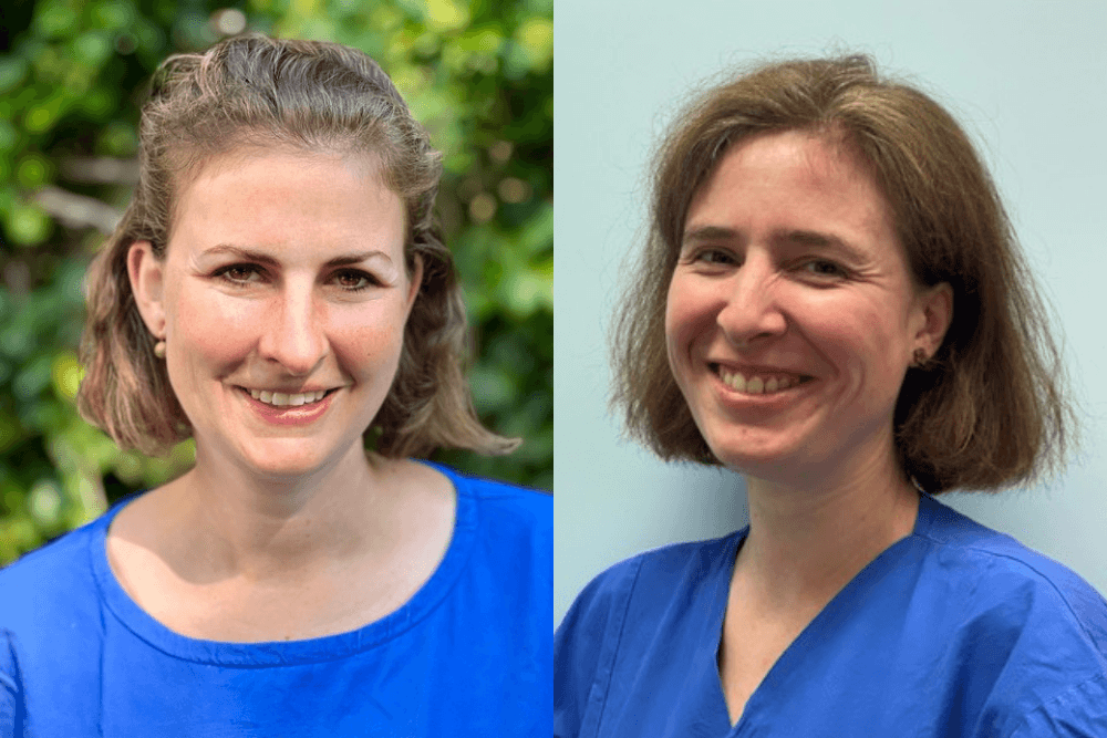 Cancer Nurses Annibelle Call und Claudia Kasamas